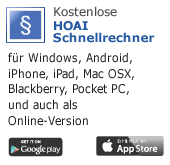 HOAI Schnellrechner